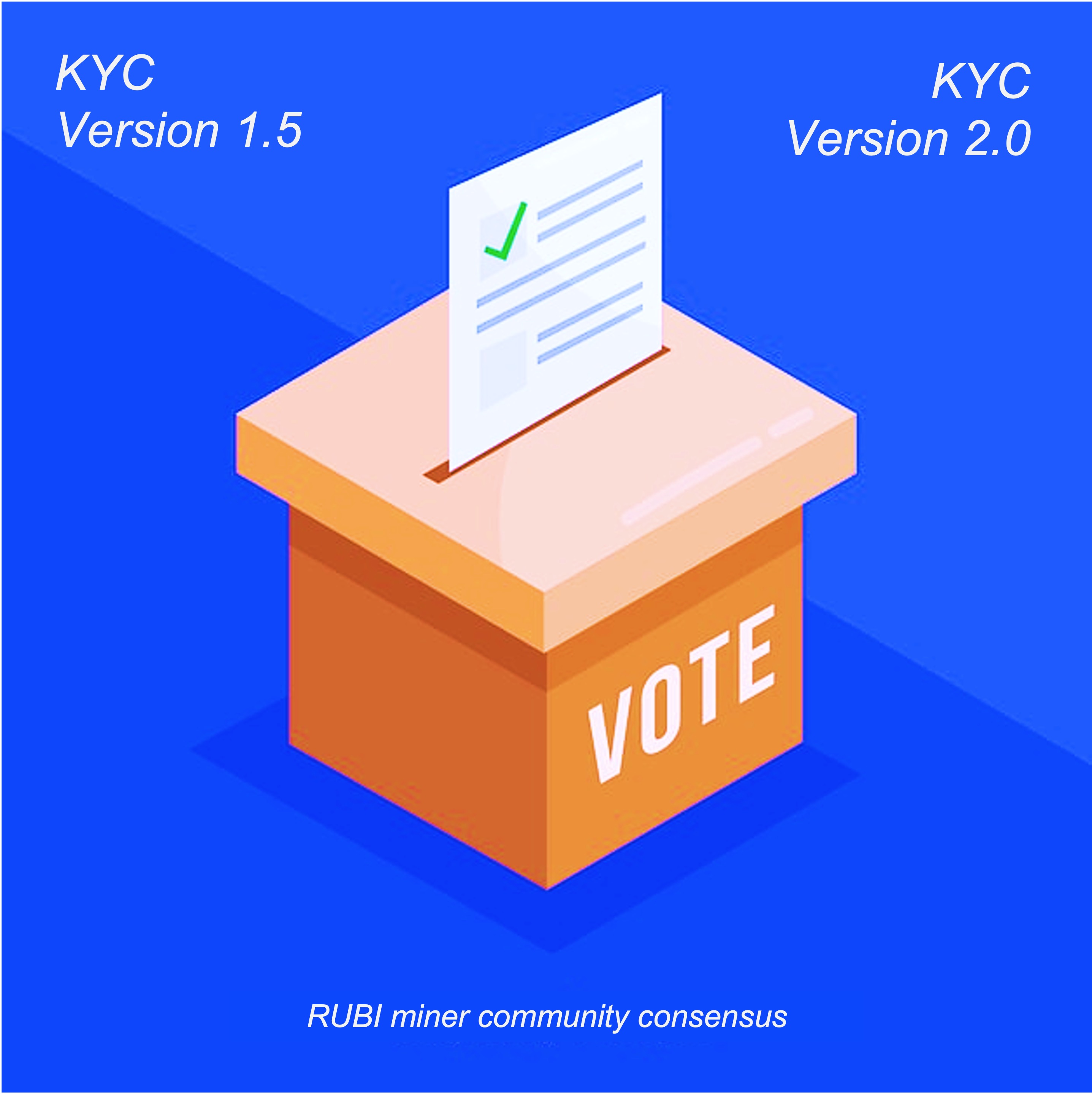 Hướng dẫn bỏ phiếu lựa chọn phiên bản KYC