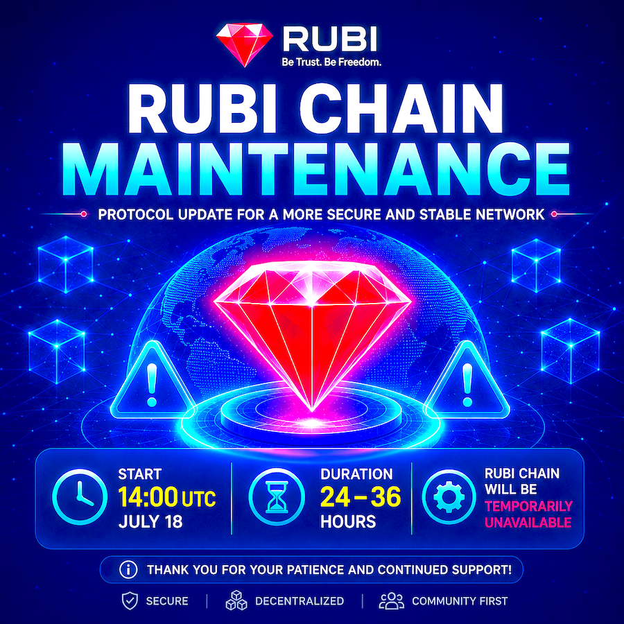 ANNOUNCEMENT  MAINTENANCE
